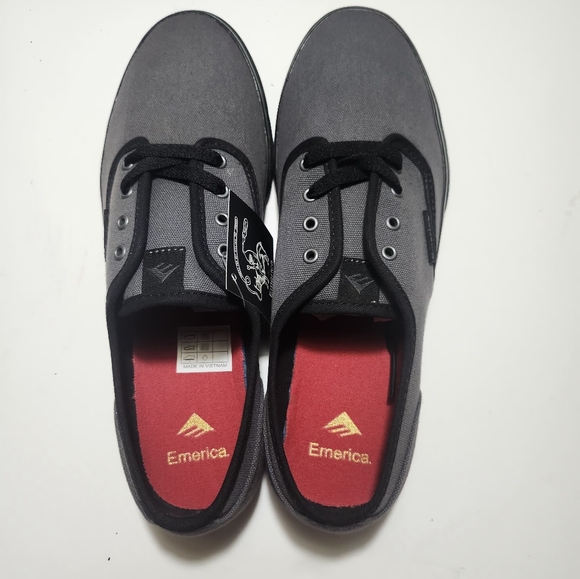 Emerica Wino Cruiser Grey/Black Men's Shoes - Picture 5 of 9